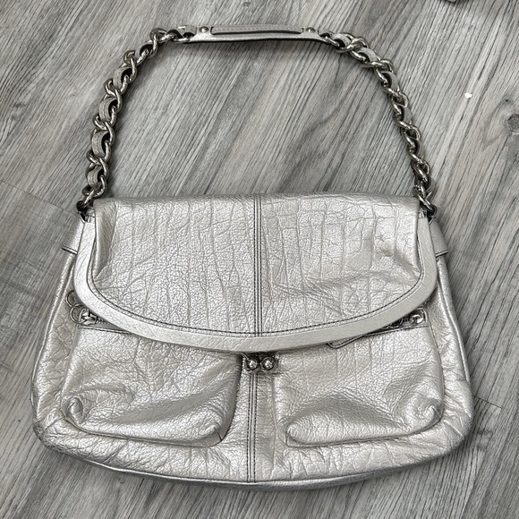 Coach Bleecker Street Metallic Framed Limited Edition Hobo Bag - Picture 1 of 10